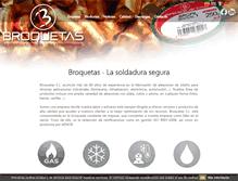 Tablet Screenshot of broquetas.com